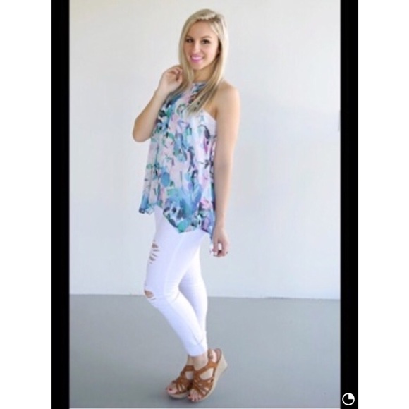 💕JACK BB DAKOTA💕 Felicia Sleeveless Halter Top Small S NWT - Picture 6 of 16